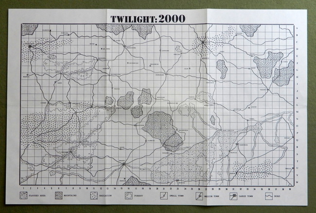 Twilight 2000 computer game map